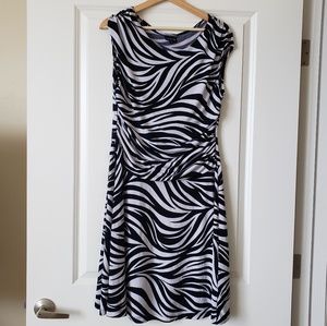 Zebra print dress